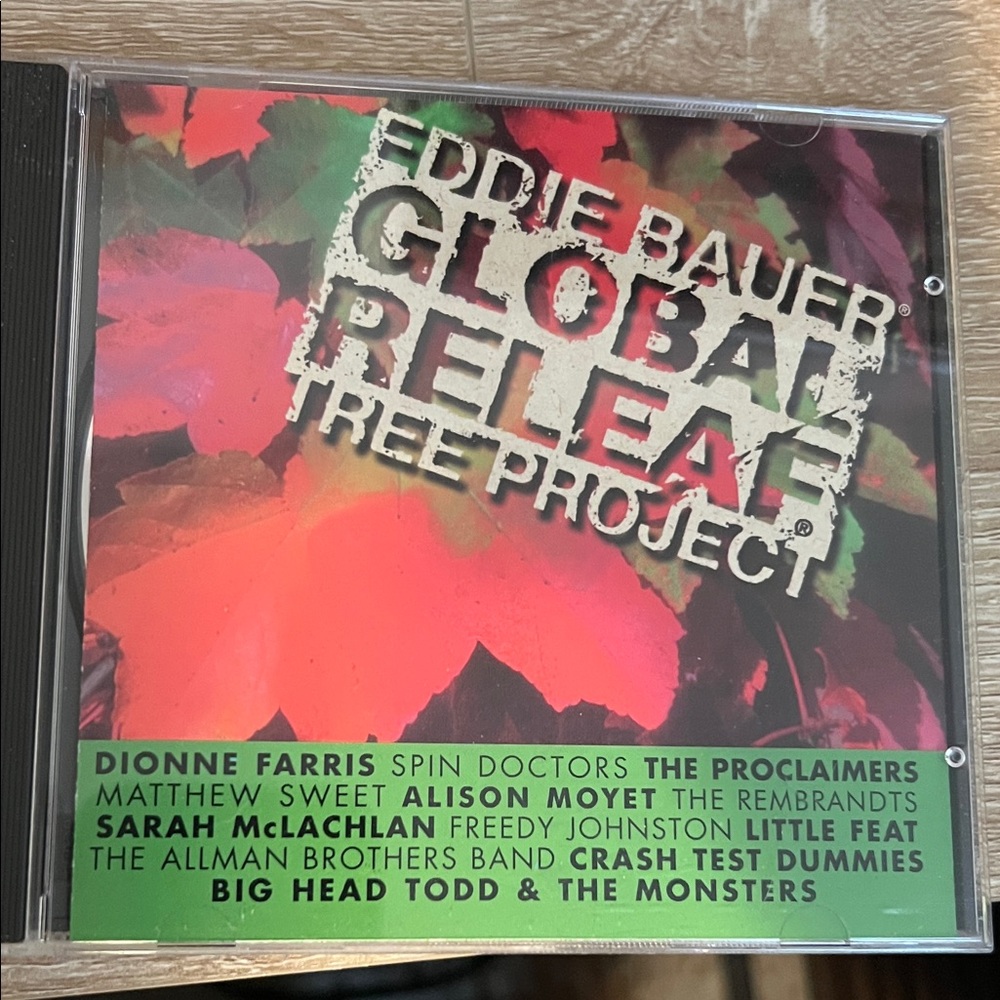 Eddie Bauer Global Release Tree Project CD - Red and Green Cover